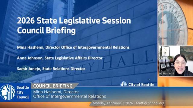 Council Briefing 2/9/26 on Explore Videos Page Council Briefing 2/9/26