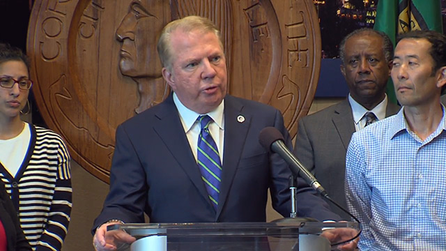 Mayor Murray delivers statement after accuser drops lawsuit