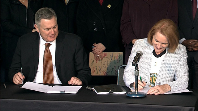 City of Seattle & OVG sign agreement for redevelopment of KeyArena