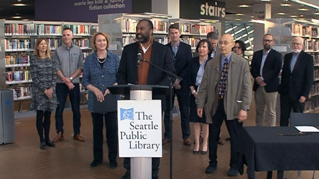 Mayor Jenny Durkan signs Libraries for All Plan