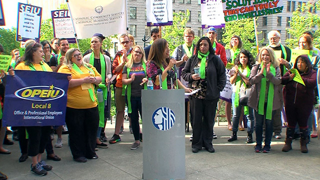 Councilmembers hold press conference ahead of Human Services contracts legislation