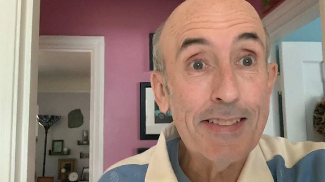 A serious selfie from comedian John Keister