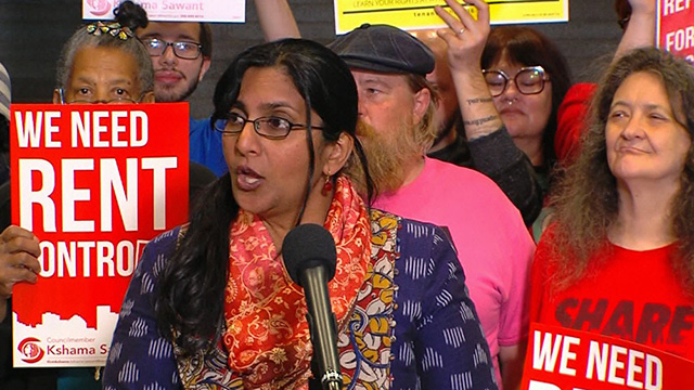 Councilmember Sawant & rent control advocates demand "People's Budget"