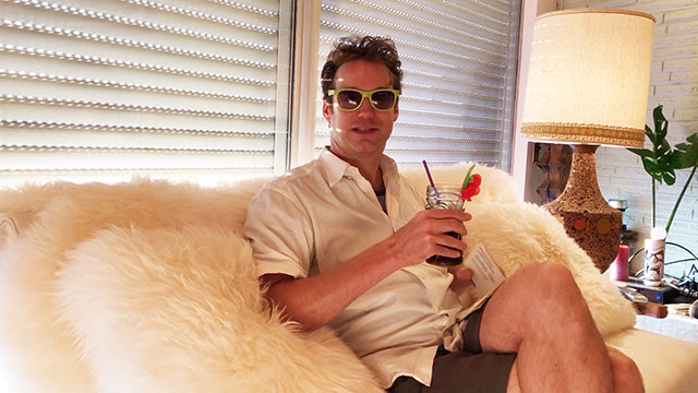 Jed Dunkerley, aka Mr. Relaxed, sends a selfie