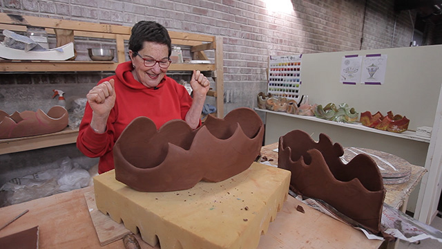 Marge Levy’s second act marries her love of art & zest for life