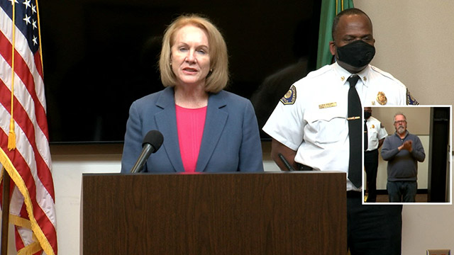 Mayor Durkan, Police & Fire Chiefs provide update on demonstrations, curfew extension