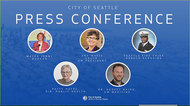 Mayor Jenny Durkan announces free citywide COVID-19 testing