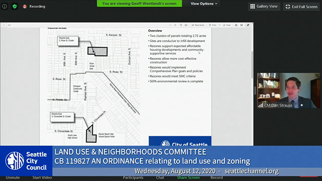 Land Use & Neighborhoods Committee8/12/20