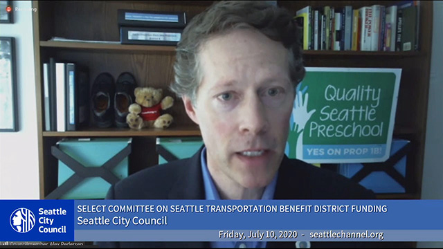 Select Committee on Seattle Transportation Benefit District Funding 7/10/20