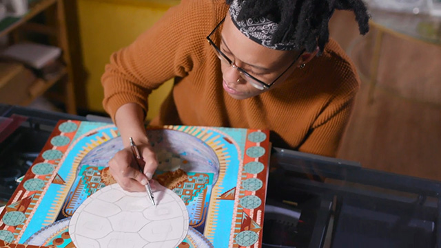 Art Zone: Visual artist Zahyr Lauren