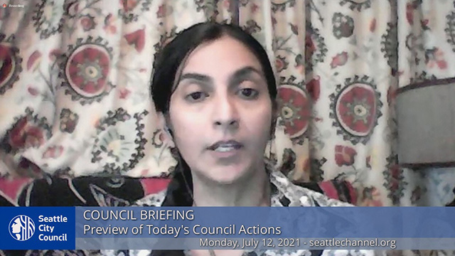 Council Briefing 7/12/21