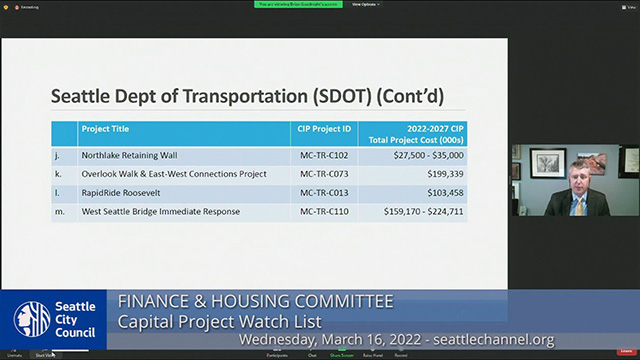Finance & Housing Committee 3/16/22