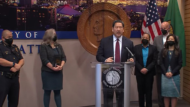 Mayor Harrell addresses eviction moratorium decision & SPD ruses