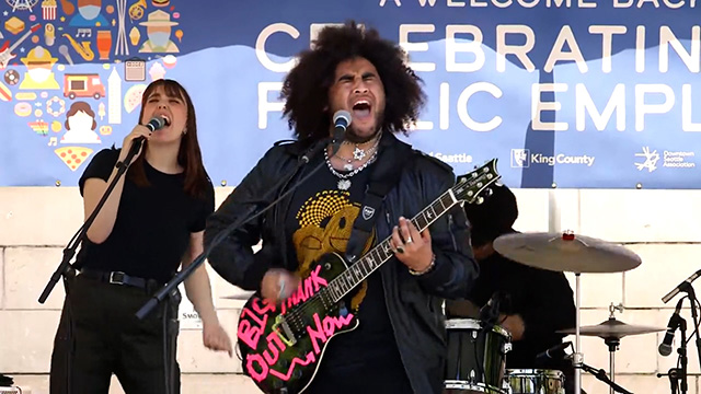 King Youngblood performs during Welcome Back Bash