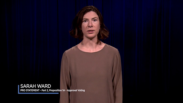 City of Seattle, Proposition 1A, Approval Voting