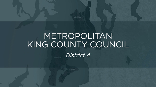 Metropolitan King County, Council District No. 4