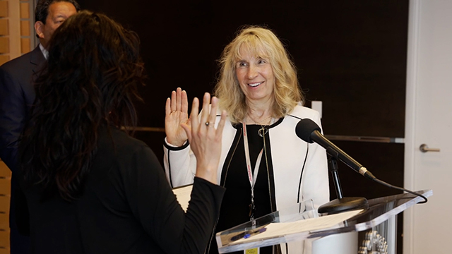 Dawn Lindell is sworn in as CEO of Seattle City Light