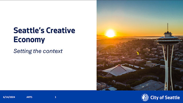 Sustainability, City Light, Arts & Culture 6/21/2024