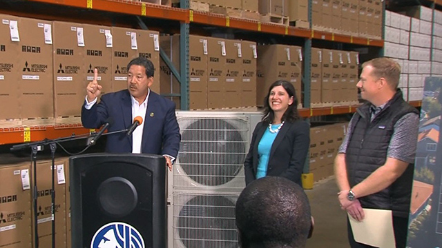 Mayor Announces new bonus rebates to help residents switch from dirty oil heat to clean heat pumps