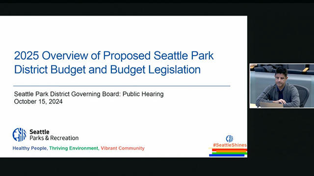 Seattle Park District Board - 10/15/24