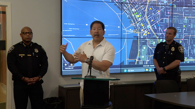 Mayor Harrell, Chief Barnes Celebrate Early Successes of Real Time Crime Center