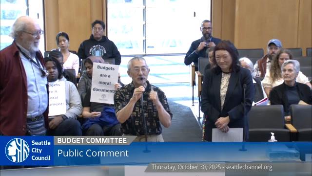 Select Budget Committee Session I 10-30-25