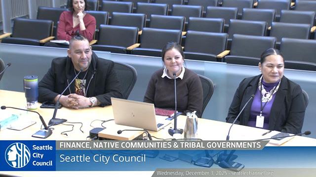 Finance, Native Communities and Tribal Governments Committee 12-3-2024