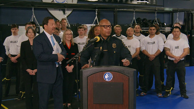 Mayor celebrates significant increase in police hiring in 2025