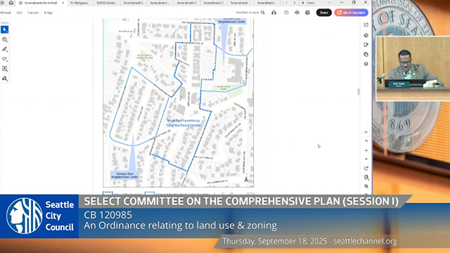  Select Committee on the Comprehensive Plan Session I 9-18-25