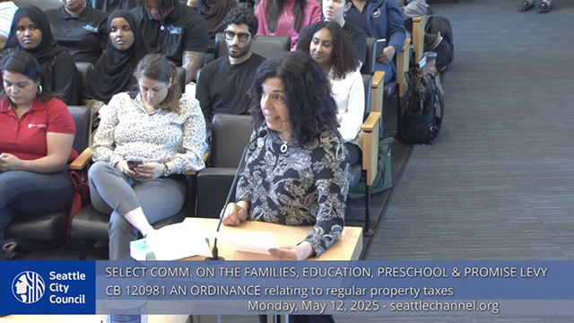 Select Committee on the Families, Education, Preschool, and Promise (FEPP) Levy 5-12-2025