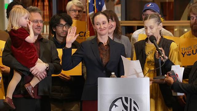 Katie B. Wilson sworn in as 58th mayor of Seattle